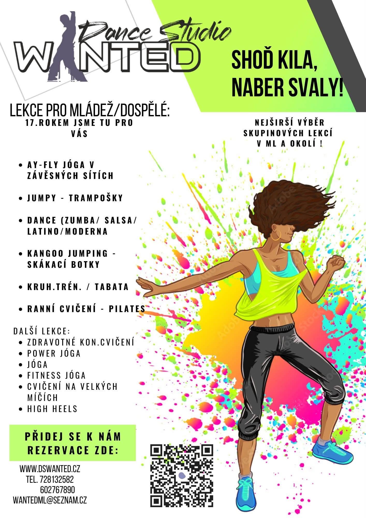 Plakát: Lekce pro mládež a dospělé