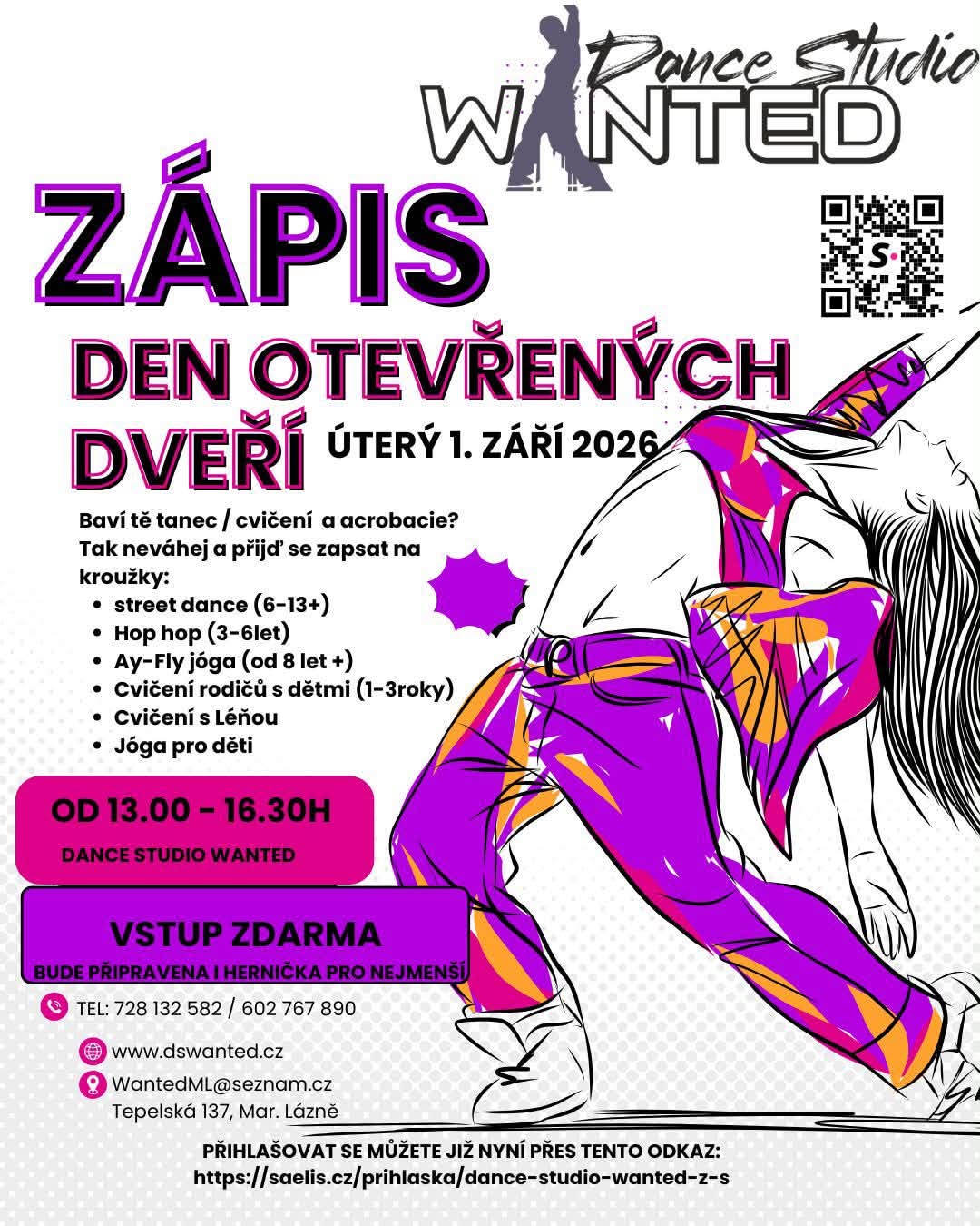Plakát: Zápis a den otevřených dveří
